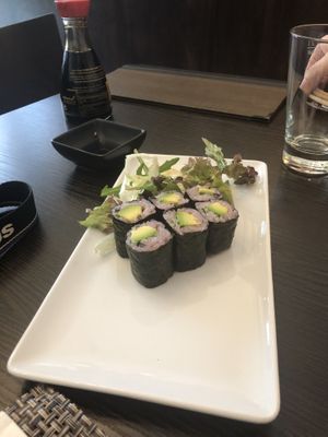 Delicious sushi. at Tiger Club Vegan Sushi in Berlin