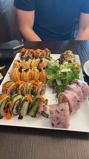 The Tiger makis  at Tiger Club Vegan Sushi in Berlin