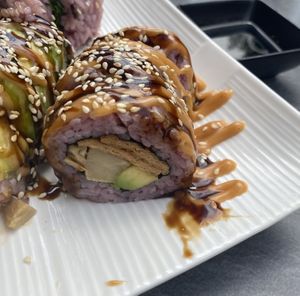Yummy sushi at Tiger Club Vegan Sushi in Berlin
