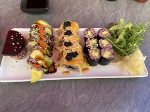 Sushi! 32, 56, 80, 83  at Tiger Club Vegan Sushi in Berlin