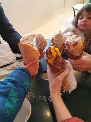 Ice cream party!  at Yoga-urt in Los Angeles