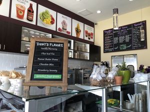 Interior at Yoga-urt in Los Angeles