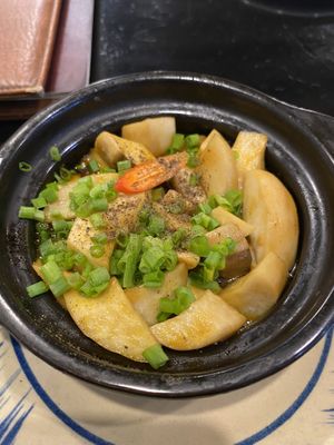 King Oyster Mushrooms in Pepper Sauce   at Sen Vegan House in Ho Chi Minh City