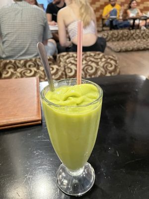 Avocado shake, 50,000 VND  at Sen Vegan House in Ho Chi Minh City