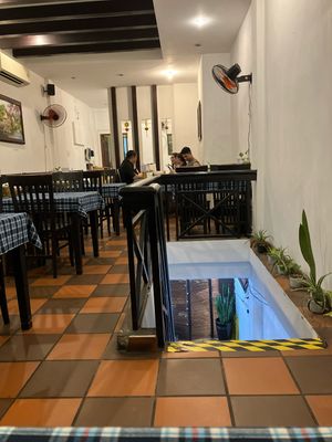 Floor three, the restaurant just opened    at Sen Vegan House in Ho Chi Minh City