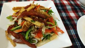 Mixed salad at Sen Vegan House in Ho Chi Minh City