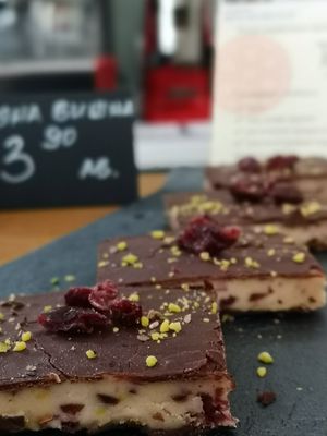 Sour cherry with rum essence 🍒😜🥃 at Rawcakes Thalia  in Sofia