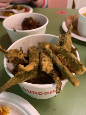 Okra fries  #Veganuary at Bundobust in Liverpool