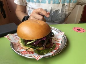 Bhaji butty  at Bundobust in Liverpool