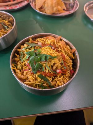 Bhel Puri at Bundobust in Liverpool