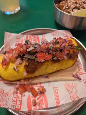 Dhokla Tamales at Bundobust in Liverpool