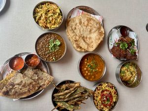 Vegan combo for 2 + extra curry & breads  #Veganuary at Bundobust in Liverpool