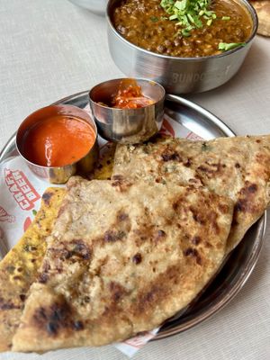 Parathas  #Veganuary at Bundobust in Liverpool