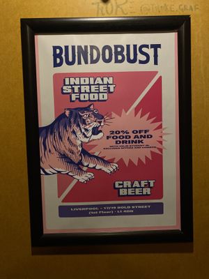 Student discount offered!   at Bundobust in Liverpool