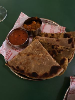 Paratha  at Bundobust in Liverpool