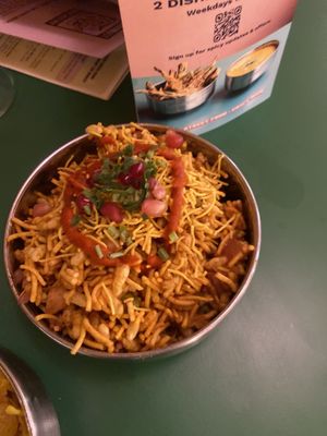 Bhel Puri   at Bundobust in Liverpool