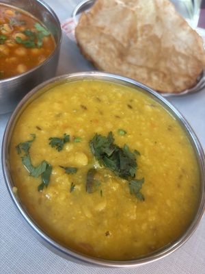 Lentil Dhal (rice underneath)   at Bundobust in Liverpool