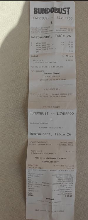   at Bundobust in Liverpool