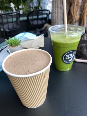 Our drinks  #Veganuary at Wild Bowls in Zurich