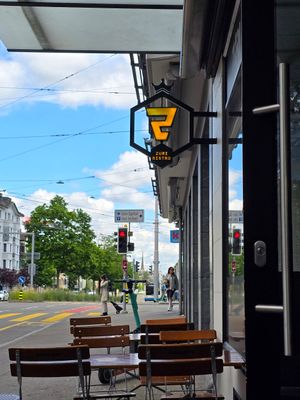 Outside at Züri Bistro in Zurich