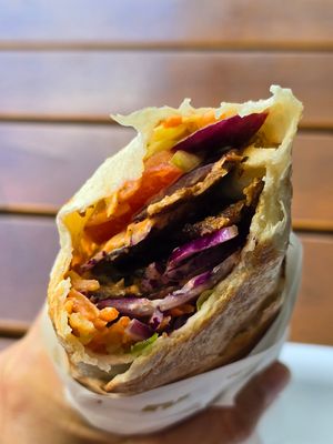 Planted Kebab with vegan Cocktail Sauce at Züri Bistro in Zurich