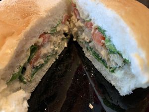 Chikn pesto sandwich  at Magpye  in North Shields