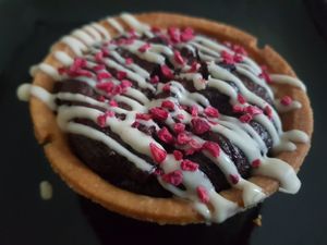 Brownie pie at Magpye  in North Shields