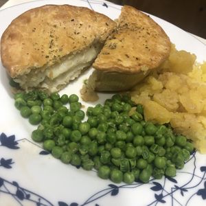 Potato Dauphinoise (veg - model’s own)  at Magpye  in North Shields