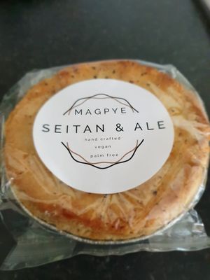 Seitan pie to take away at Magpye  in North Shields