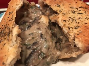 Garlic mushroom  at Magpye  in North Shields