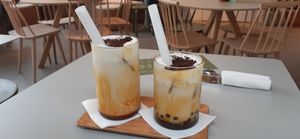 Oreo hot drink at Tea Stories in Eindhoven