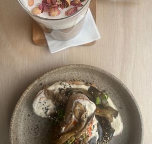 Miso sandwichhes  at Tea Stories in Eindhoven