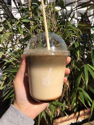 hojicha seasalt caramel  at Tea Stories in Eindhoven