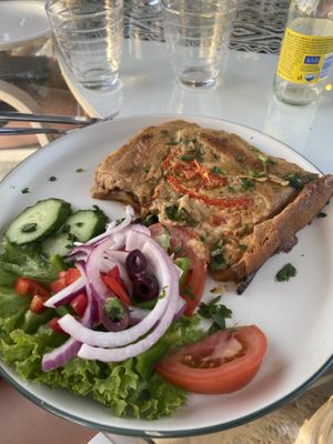 Vegetarian Moussaka (vegan)  at Costanita Restaurant in Crete