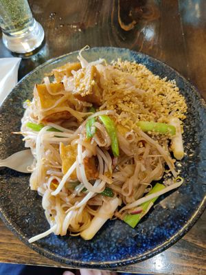 Pas Thai with tofu (would ask for vegetables too next time) at Thong Thai in Westerly