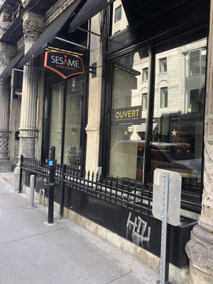 Outside at Sésame - Saint-Jacques in Montreal