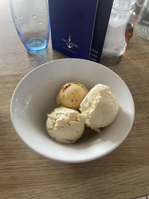 Vegan ice cream selection   at The Towers Bar in Westport