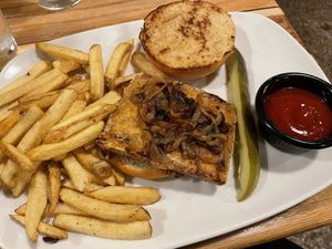 Tofu Burger  at Jackie O's in Athens