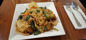 Drunken Noodles *vegan at Spice Me in Half Moon Bay