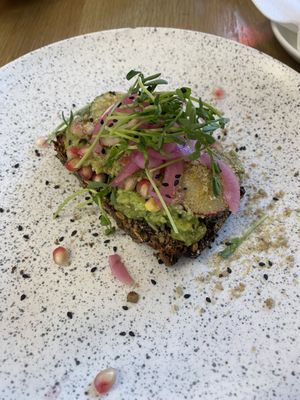 Toast with avocado 🥑   at Kupfert & Kim - Yorkville in Toronto