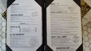 Menu at Kupfert & Kim - Yorkville in Toronto