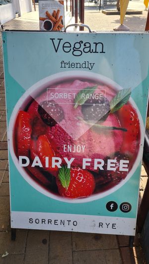 Amazing Vegan gelato range #Veganuary at Mubble in Sorrento