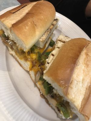 Philly Cheese Steak (Vegetarian) at Bel-Aire Diner in Astoria