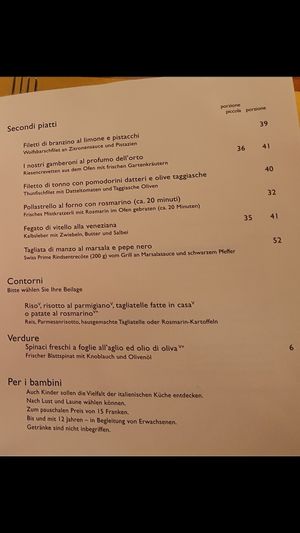 ... at Cantinetta in Solothurn