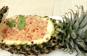 Fried Rice In Pineapple at Huong Sen Trang in Phan Thiet