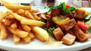 Tofu Luk Lak at Huong Sen Trang in Phan Thiet