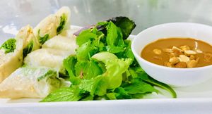 Fresh Spring Rolls at Huong Sen Trang in Phan Thiet