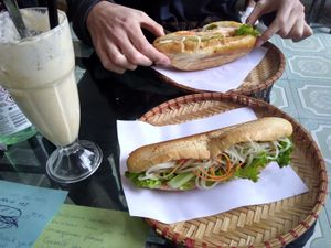 Bahn Mi at Banh Mi Ha Noi in Tam Coc