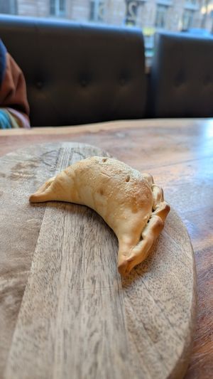 Sweat empanada as a dessert 🥰 at Venezolatino in Strasbourg