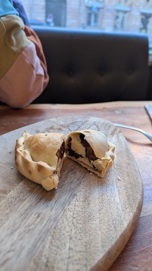 Apple and almond 🥰 at Venezolatino in Strasbourg